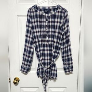 Plaid Tunic
